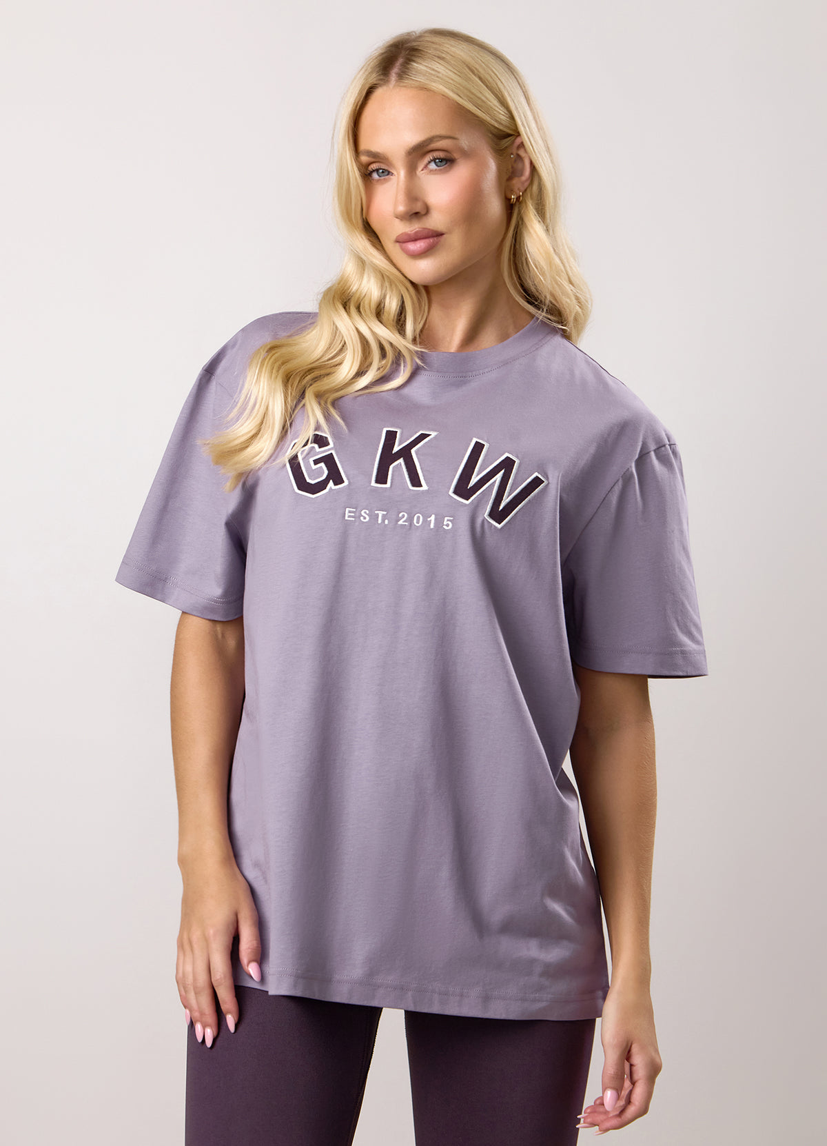 Gym King GKW Boyfriend T-Shirt - Dusky Purple