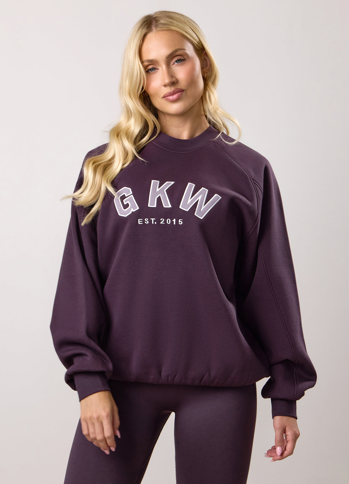 GKW Oversized Crew - Deep Purple