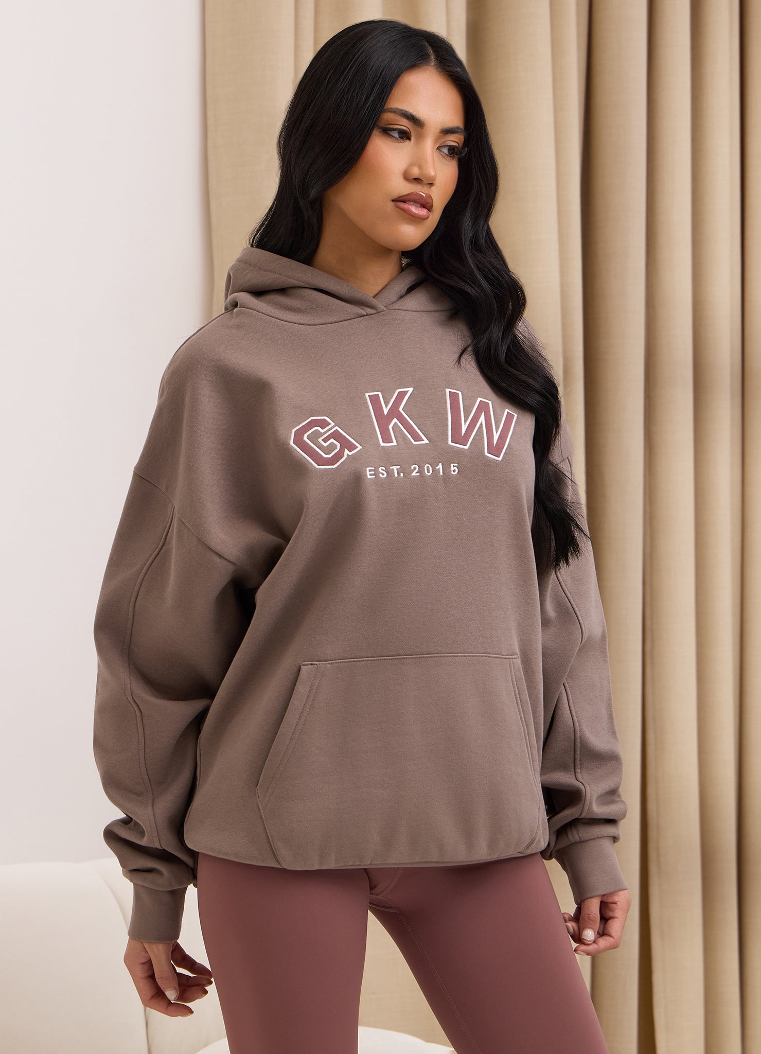 GKW Oversized Hood - Truffle