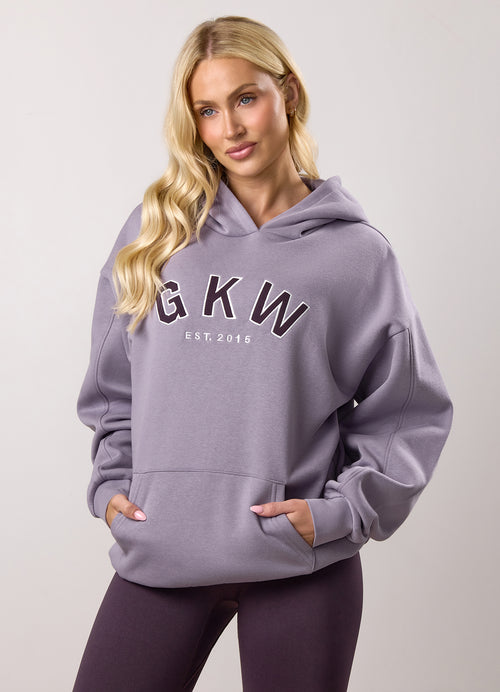 Gym King GKW Relaxed Fit Hoodie - Dusky Purple