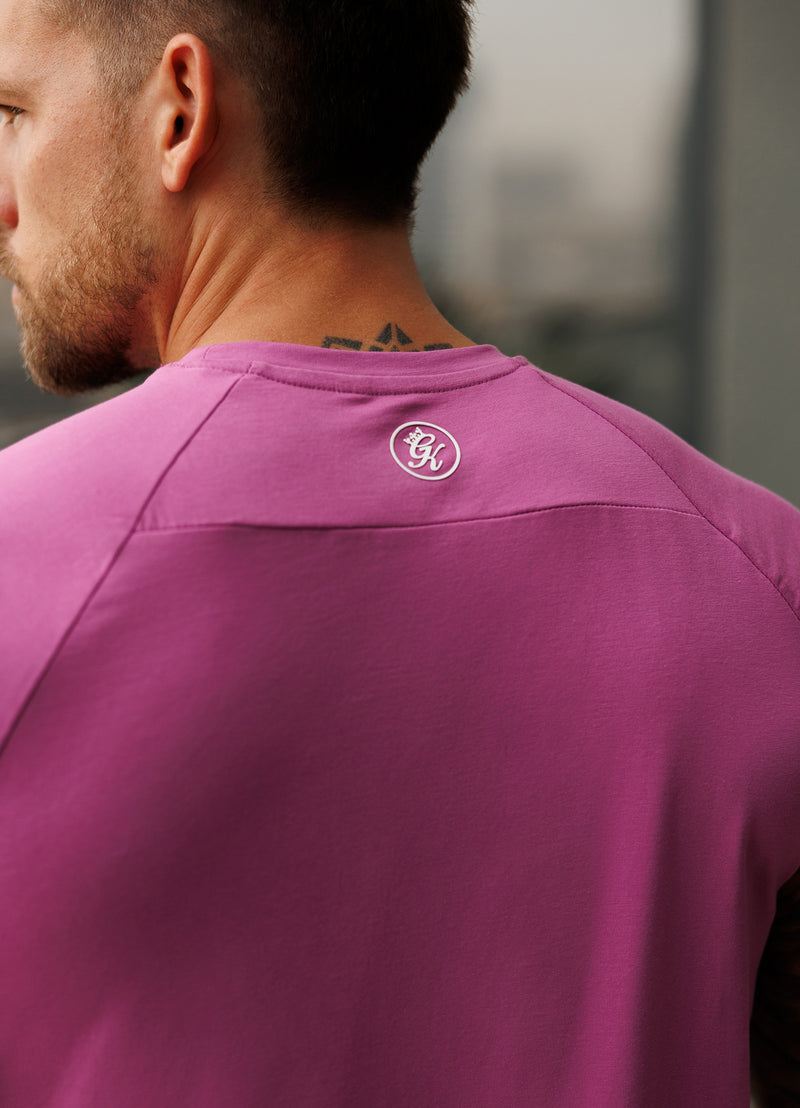 Gym King Pro Jersey Tee - Magenta Purple