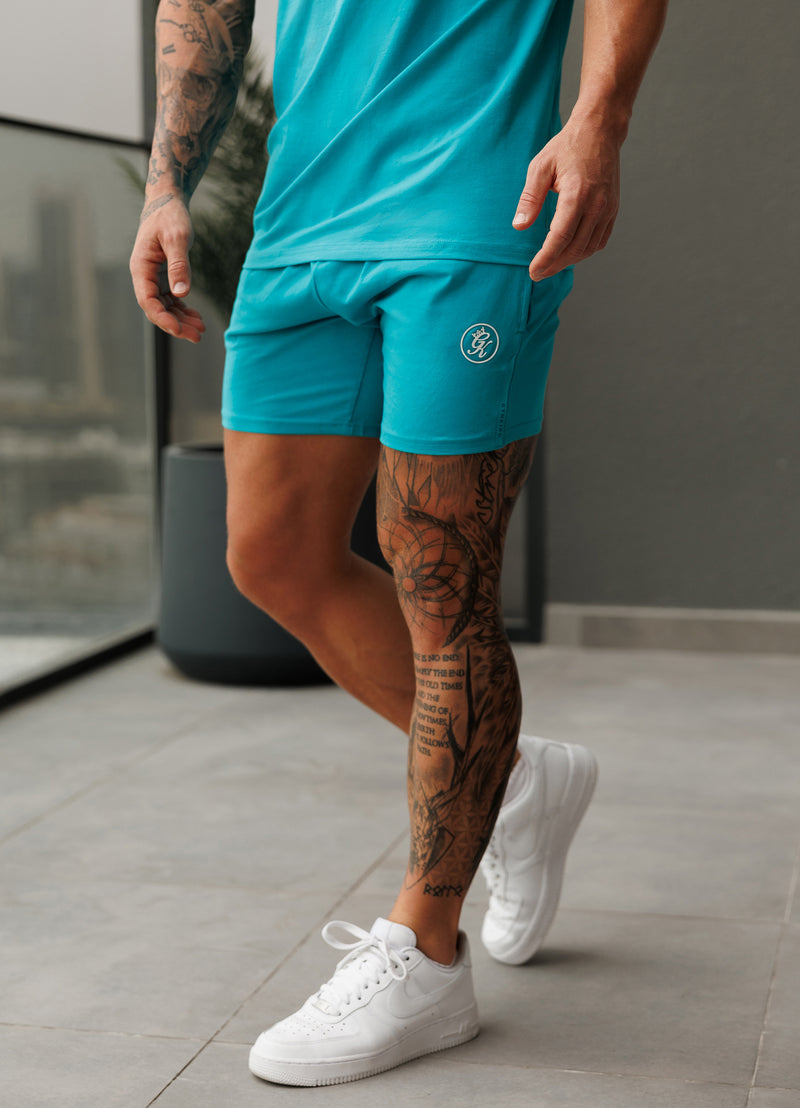 Gym King Pro Jersey Short - Marine Teal