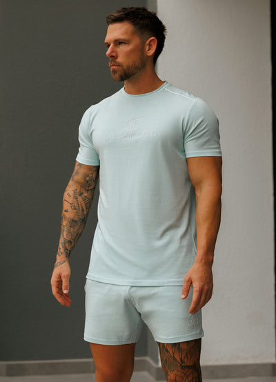 Gym King Pro Logo V2 Jersey Tee - Iced Mint