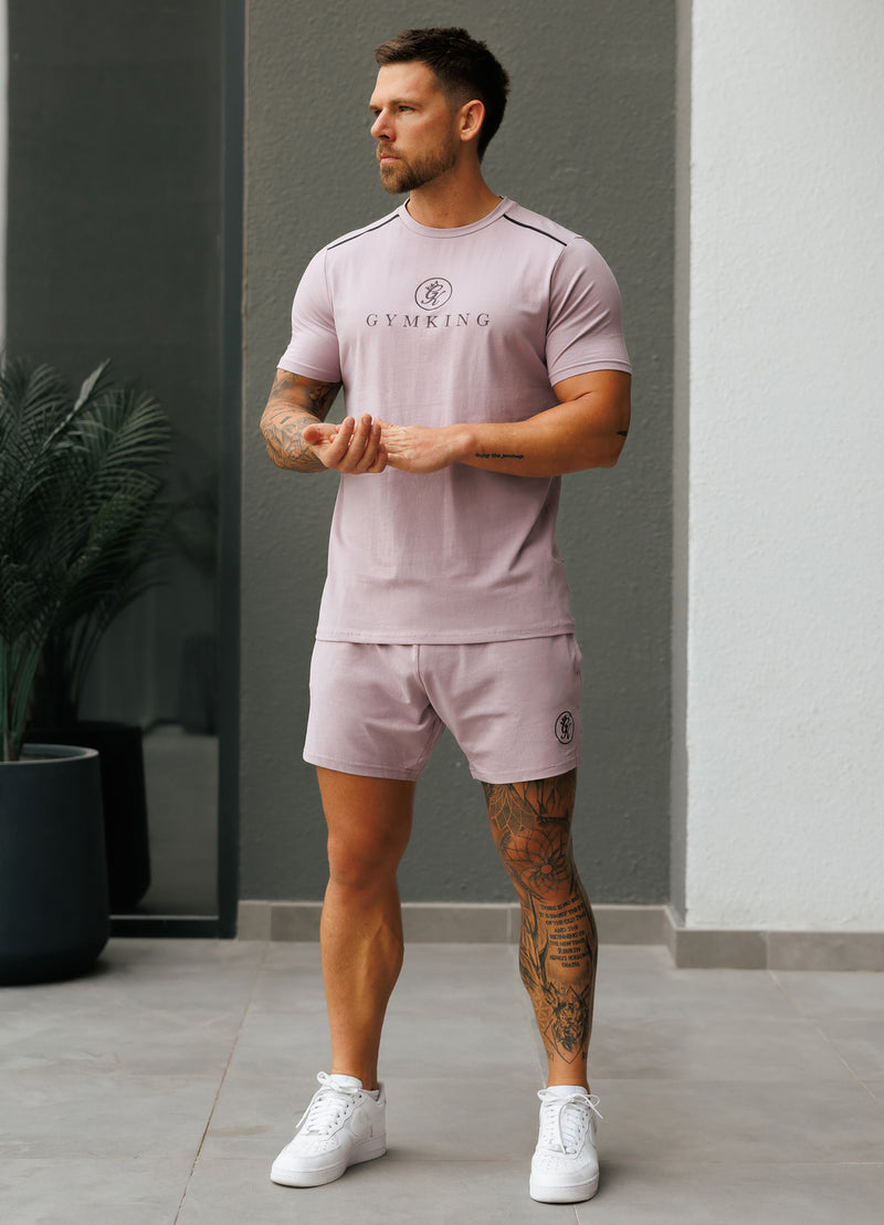 Gym King Pro V2 Jersey 6" Short - Lilac Smoke