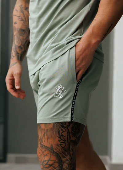 Gym King Taped Jersey Short - Frosted Sage