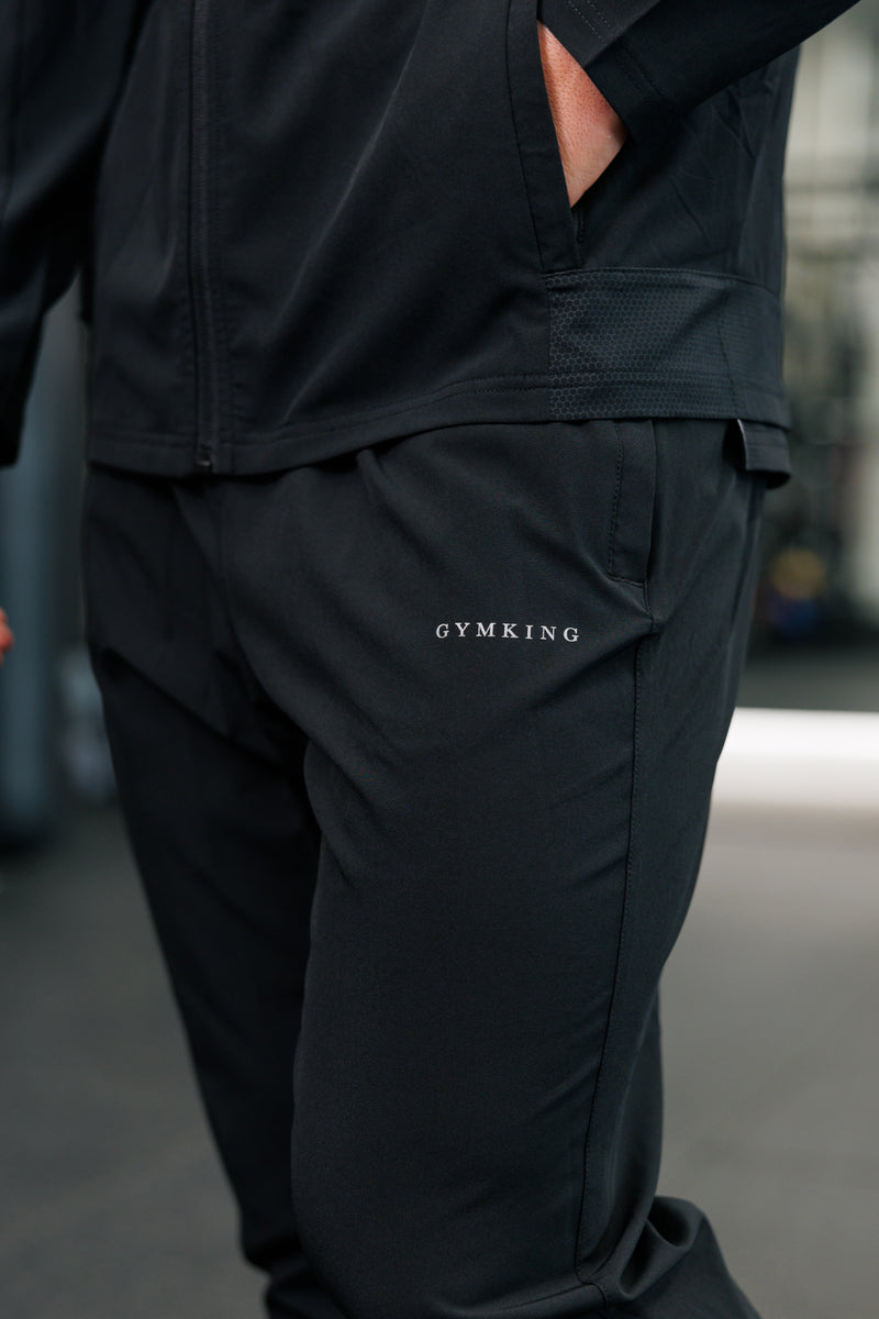 Gym King Hex Jogger - Black/Fossil Grey