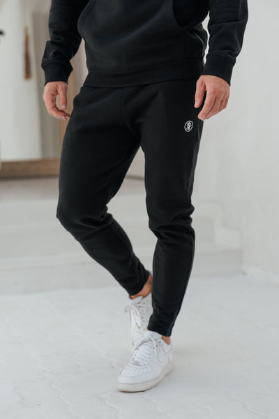 Gym King Pro Logo Jogger - Black/White