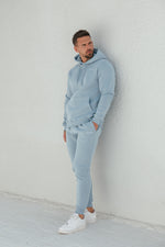 Gym King Fundamental Linear Hood Tracksuit - Powder Blue thumbnail