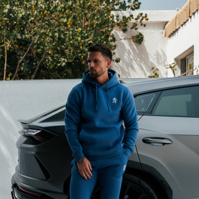 Gym King Fundamental Hood Tracksuit - Blueprint
