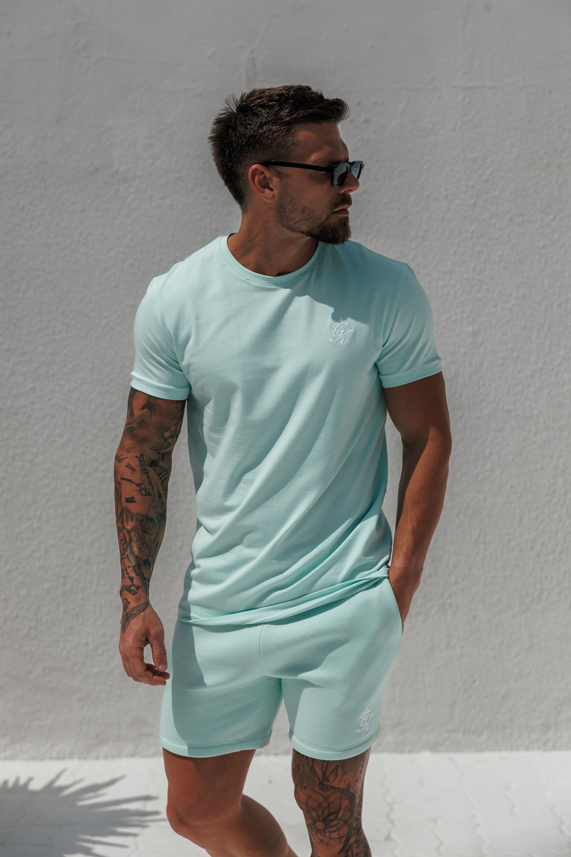 Gym King Fundamental Tee - Seafoam
