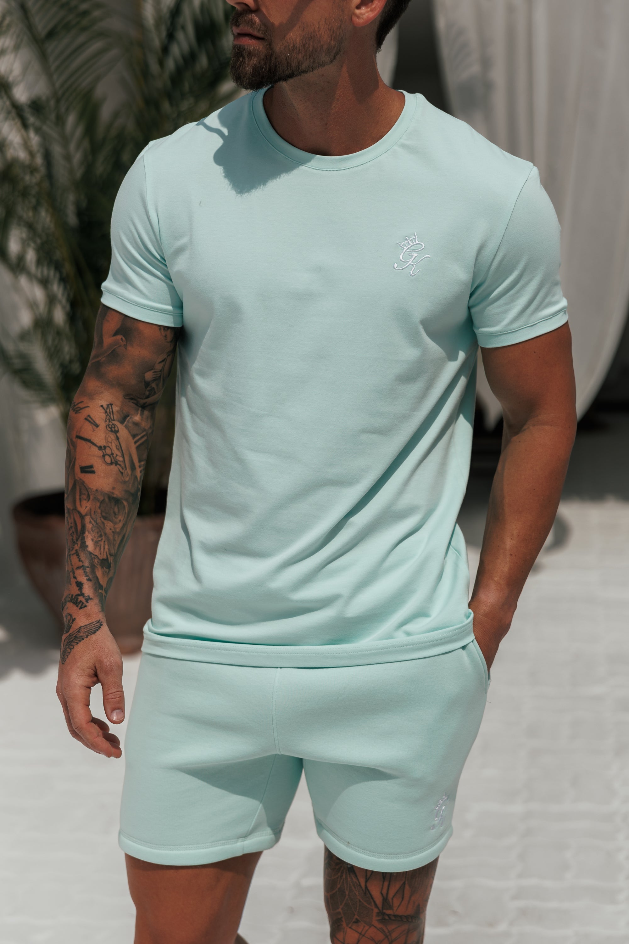 Gym King Fundamental Tee - Seafoam