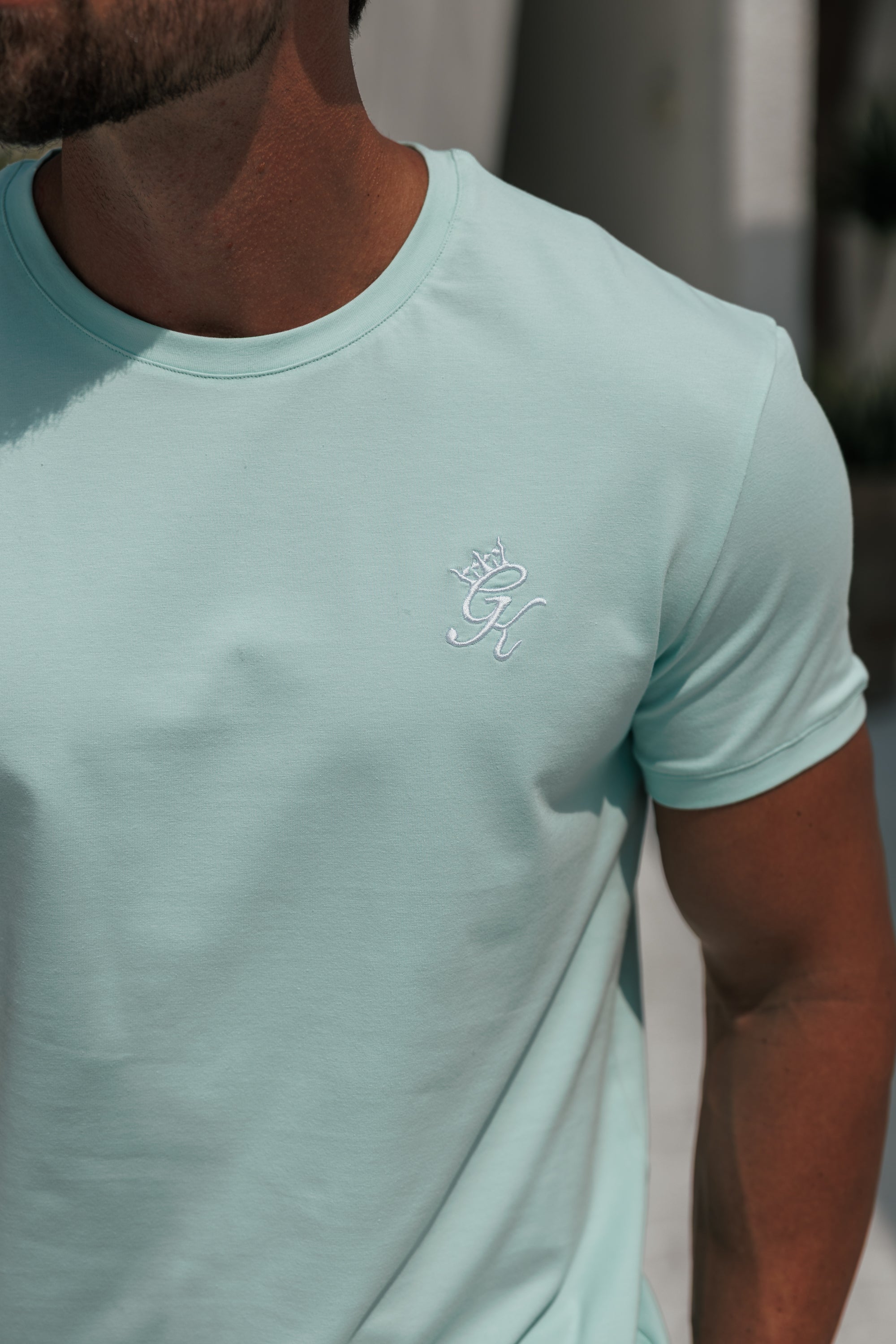Gym King Fundamental Tee - Seafoam