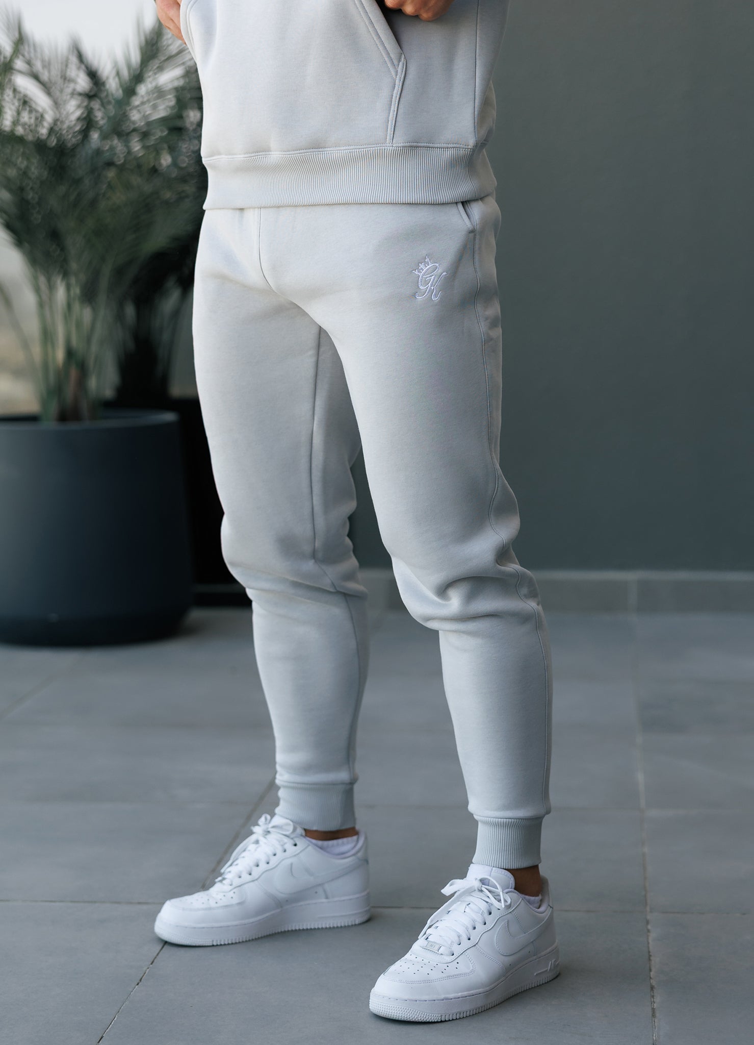 Gym King Fundamental Fleece Jogger - Light Grey