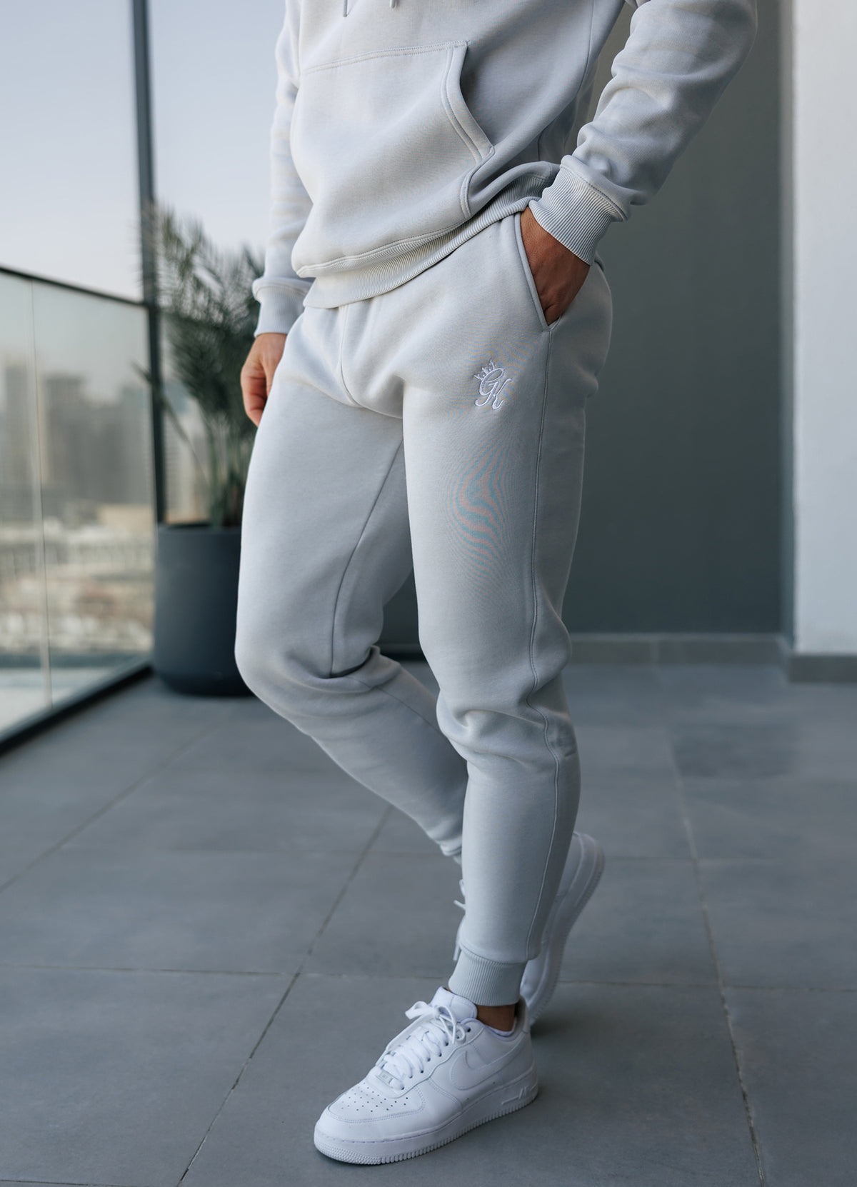 Gym King Fundamental Fleece Jogger - Light Grey