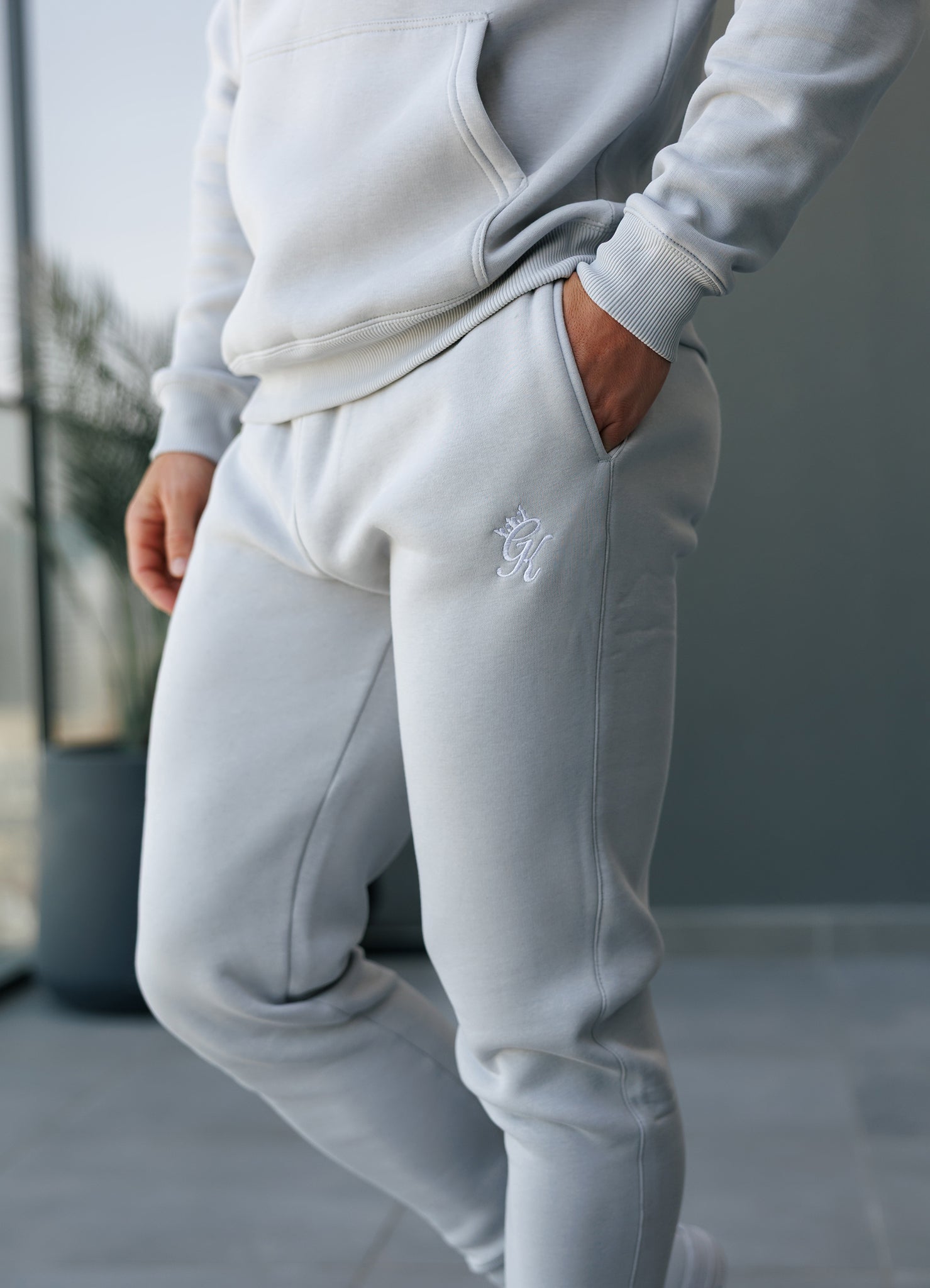 Gym King Fundamental Fleece Jogger - Light Grey