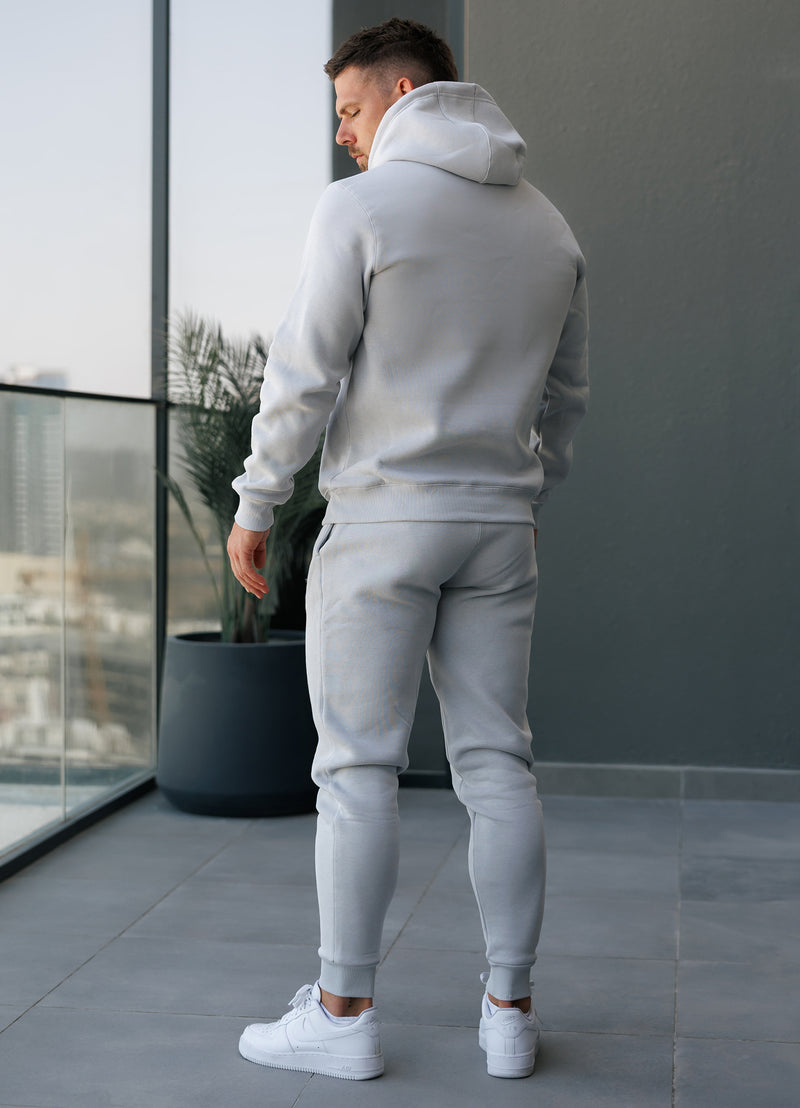 Gym King Fundamental Fleece Tracksuit - Light Grey