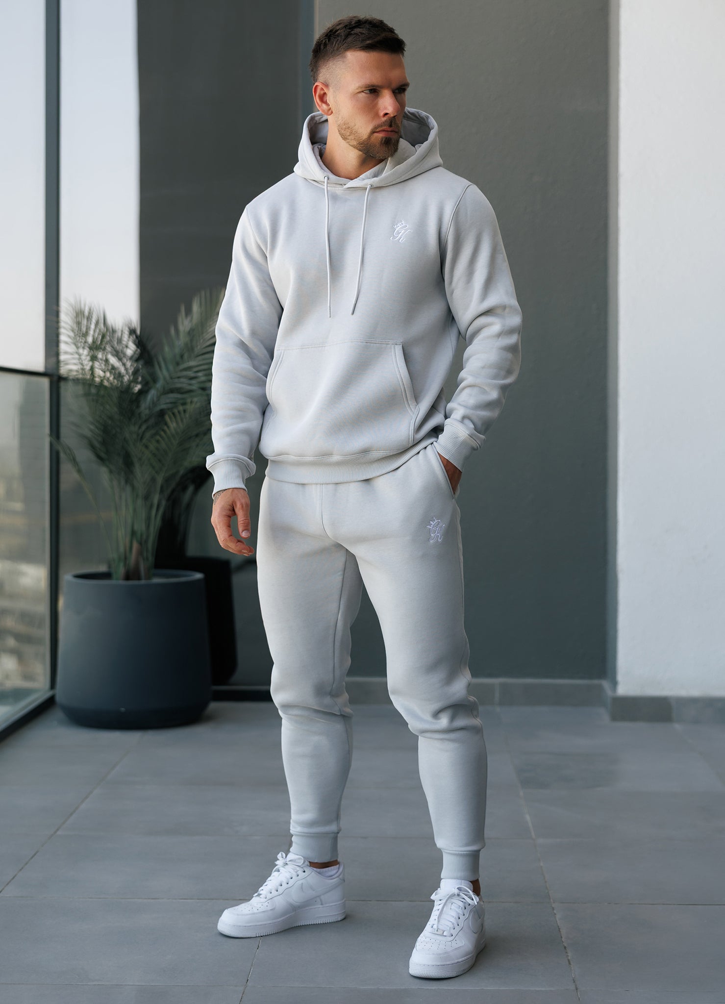 Gym King Fundamental Fleece Jogger - Light Grey