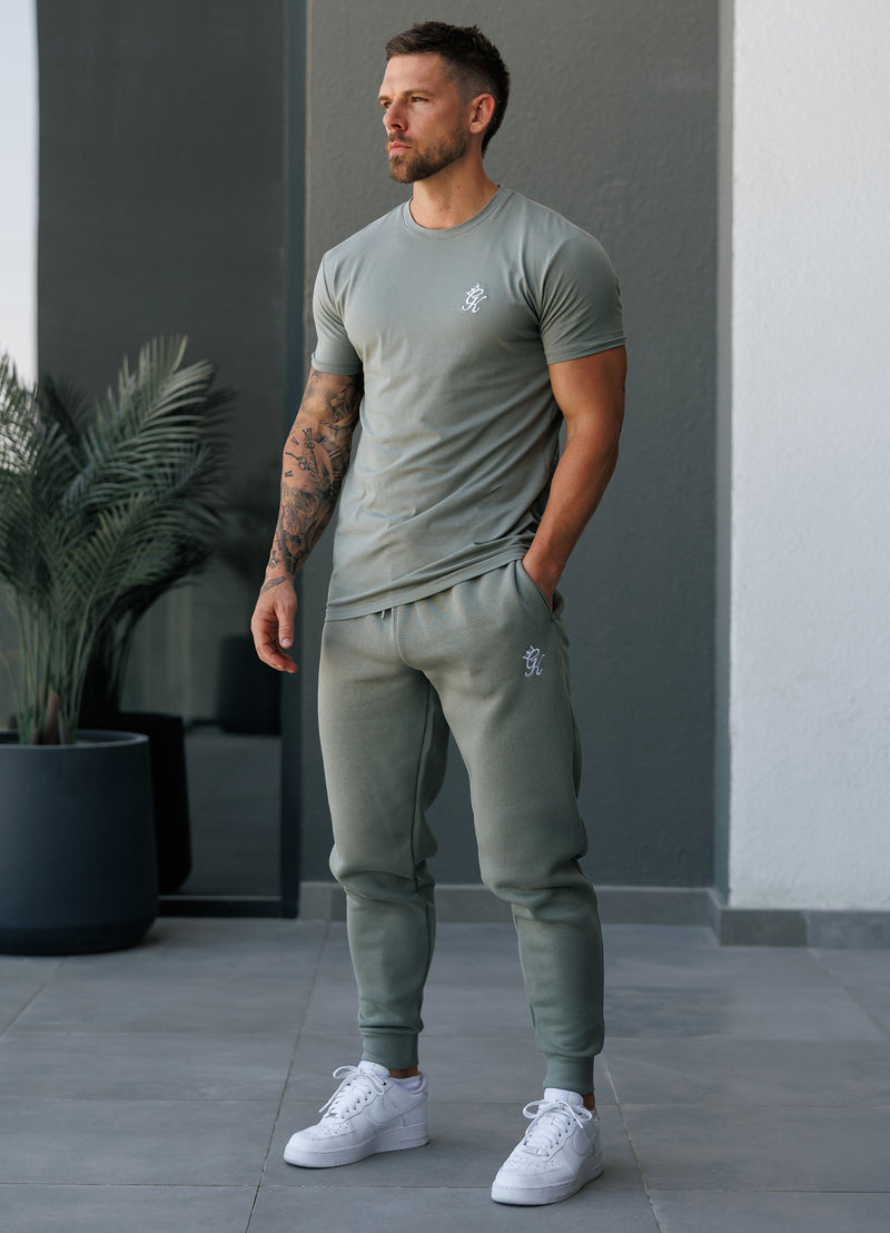 Gym King Fundamental Fleece Jogger - Soft Khaki