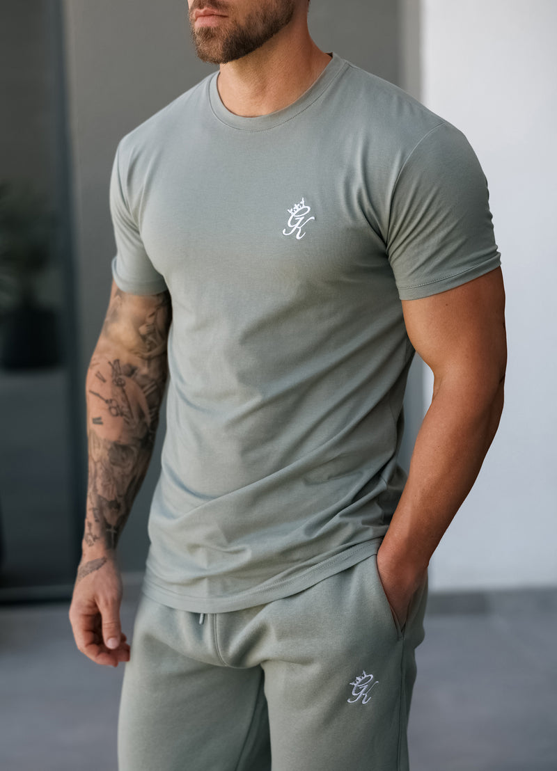 Gym King Fundamental Tee - Soft Khaki