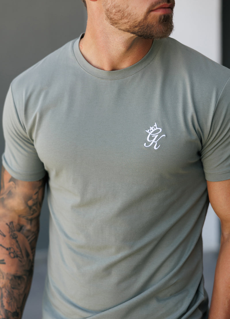 Gym King Fundamental Tee - Soft Khaki