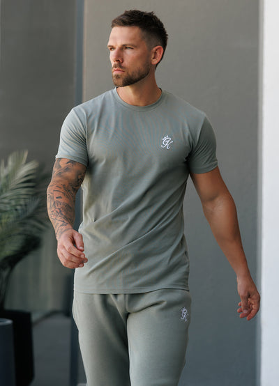 Gym King Fundamental Tee - Soft Khaki