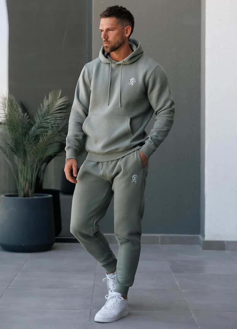 Gym King Fundamental Fleece Hood - Soft Khaki