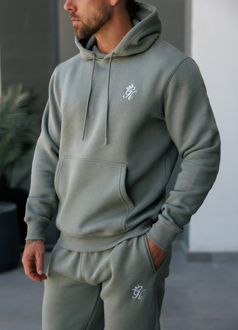 Gym King Fundamental Fleece Hood - Soft Khaki