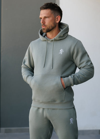 Gym King Fundamental Fleece Hood - Soft Khaki