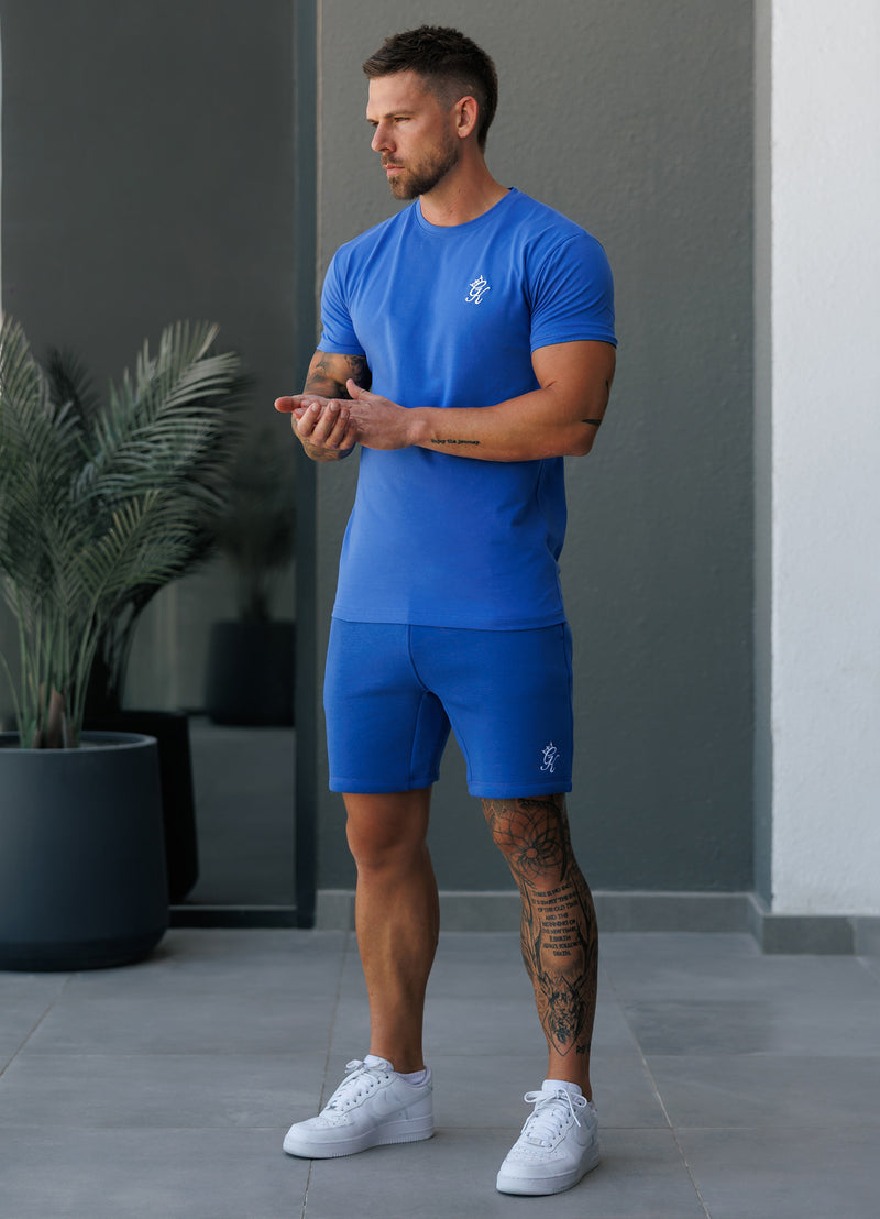 Gym King Fundamental Fleece Short - Sonic Blue