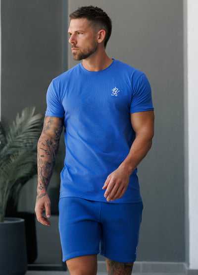 Gym King Fundamental Jersey Tee - Sonic Blue