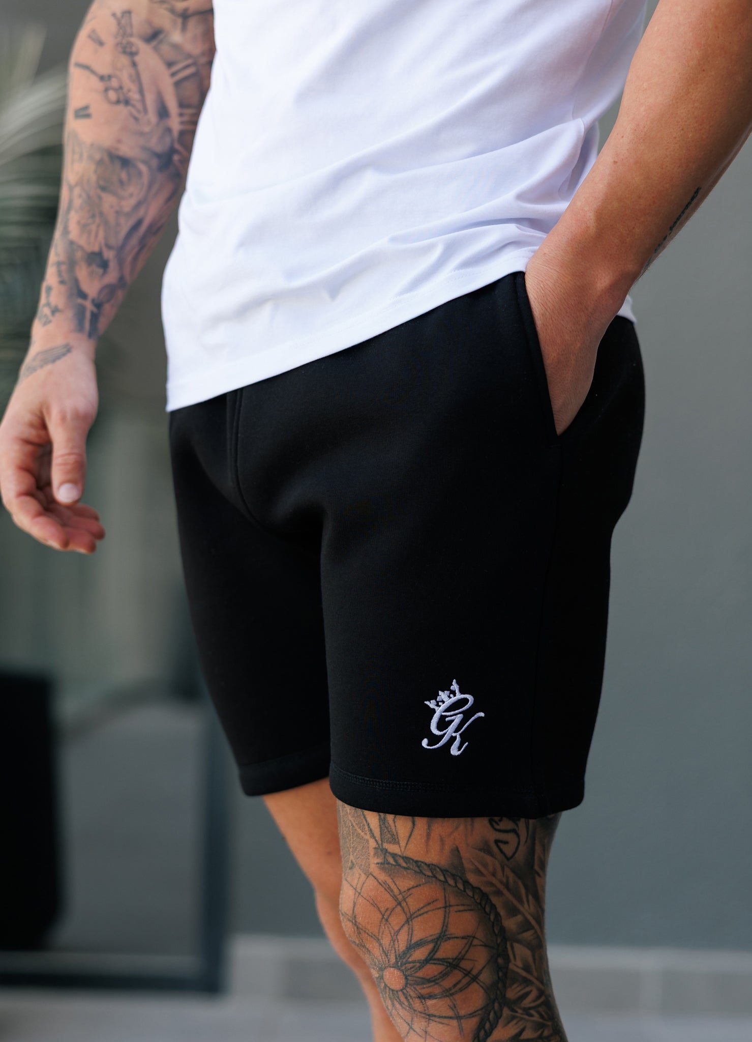 Gym King Fundamental Fleece Short - Black