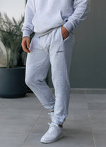 Gym King Established Relaxed Fit Tracksuit - Snow Marl