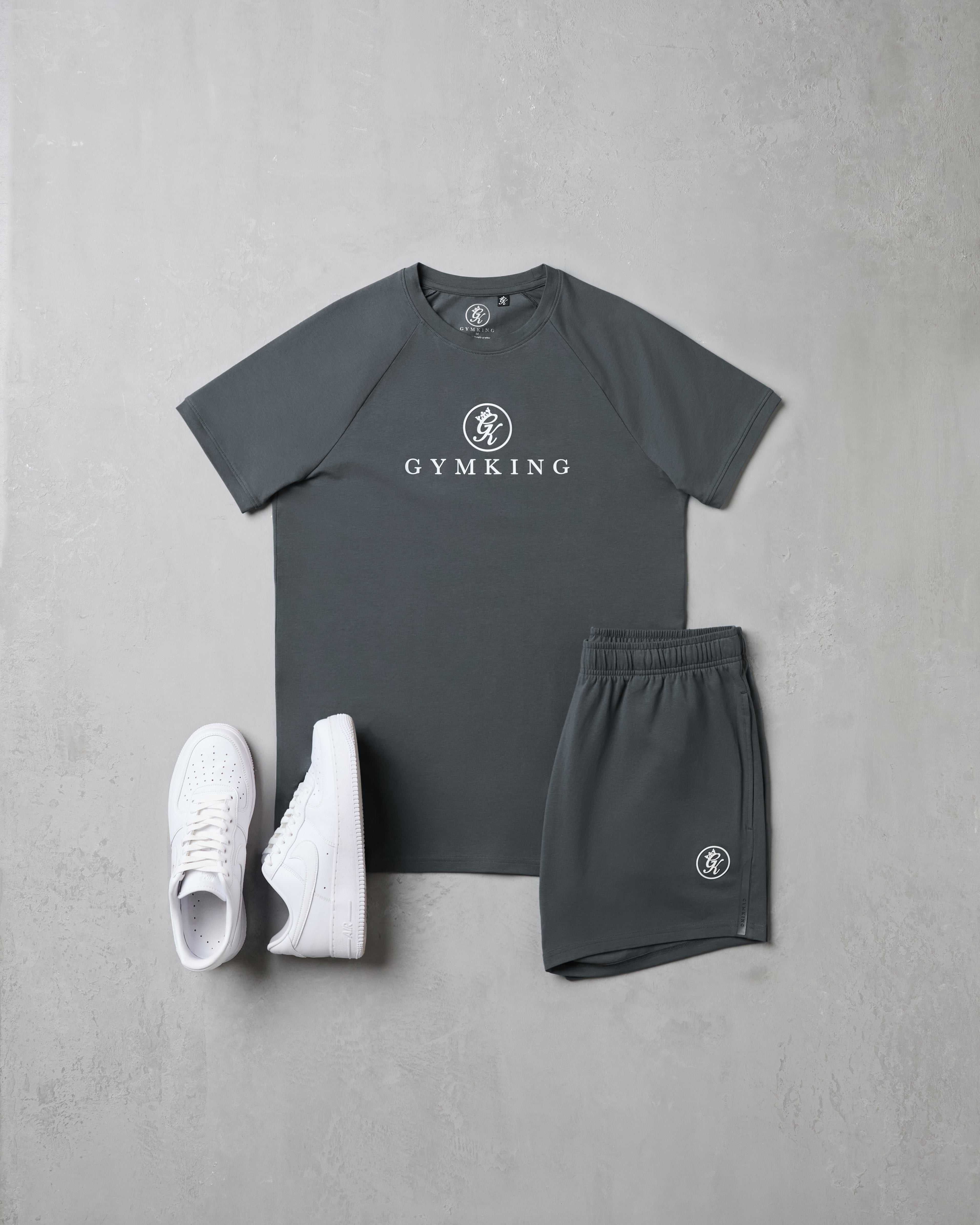 Gym King Pro Logo Tee - Graphite