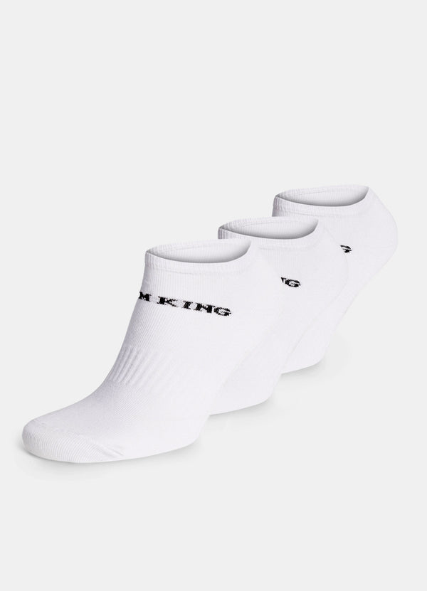 Gym King Motion Liner Socks (3pk) - White