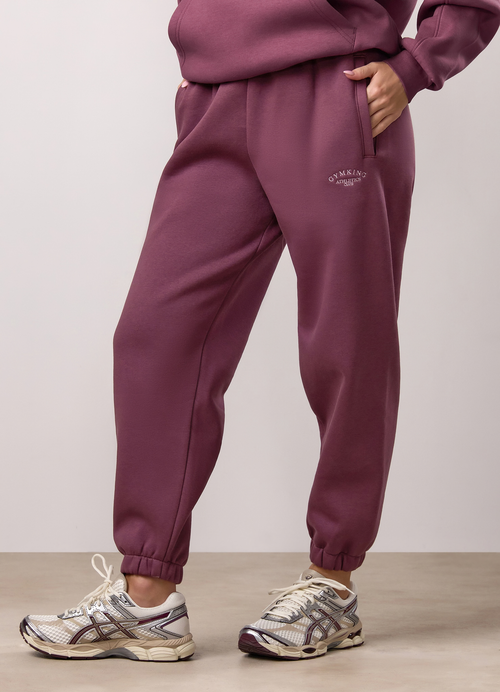 Gym King Athletics Club Relaxed Fit Jogger - Mulberry