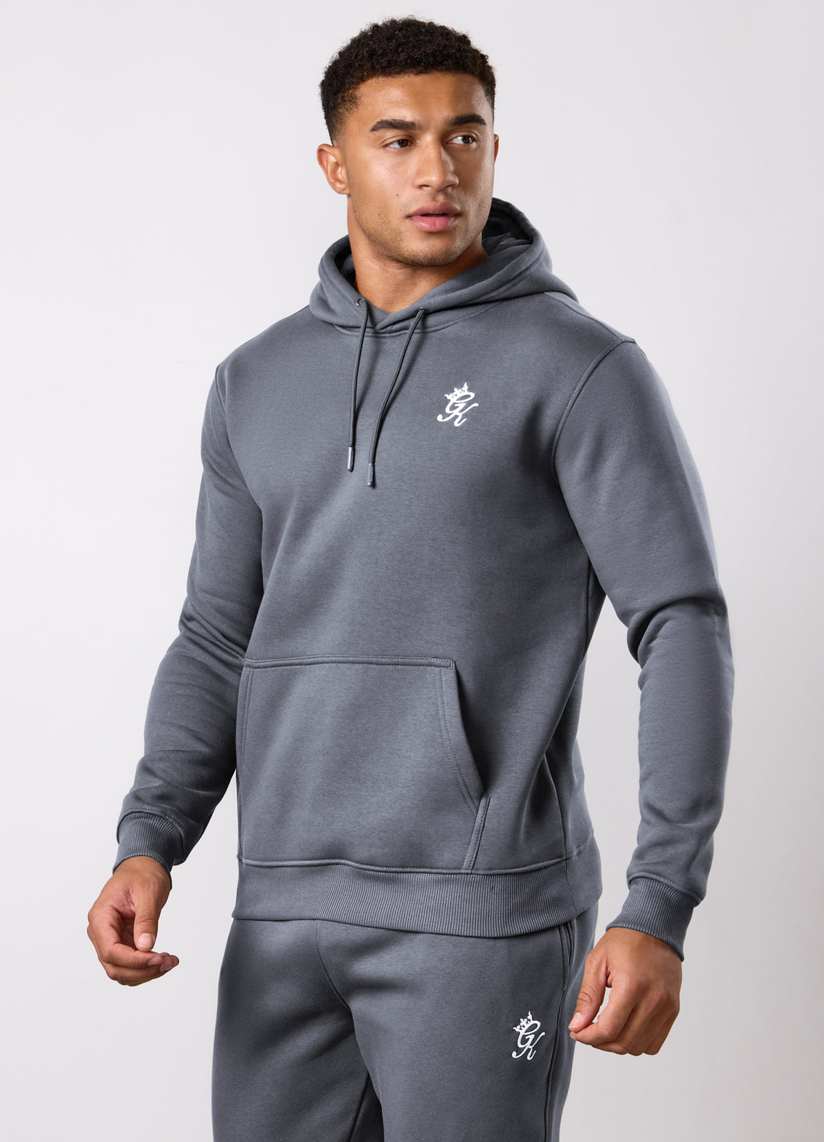 Gym King Fundamental Fleece Hoodie - Mountain Slate
