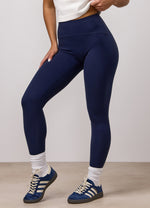 Gym King Peach Luxe Legging - Indigo Blue thumbnail