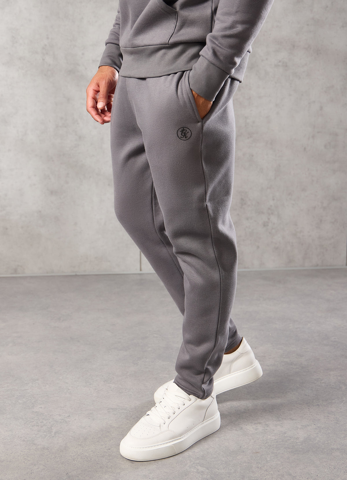 Gym King Pro Logo V2 Jogger - Gunmetal Grey