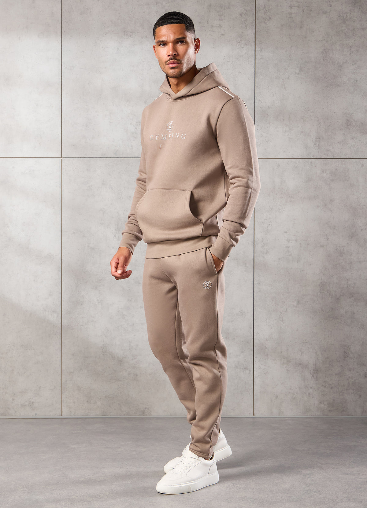Gym King Pro Logo V2 Jogger - Truffle