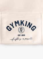 Gym King Harmony Vintage Tote Bag - Cream