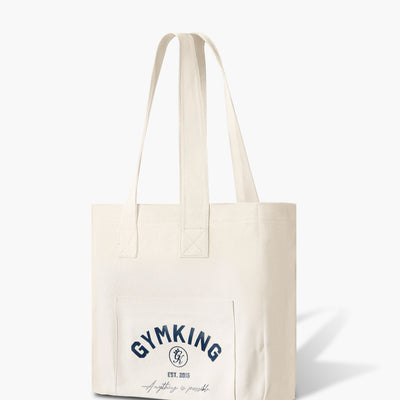 Gym King Harmony Vintage Tote Bag - Cream