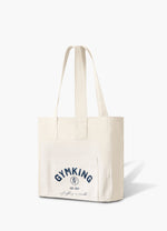Gym King Harmony Vintage Tote Bag - Cream