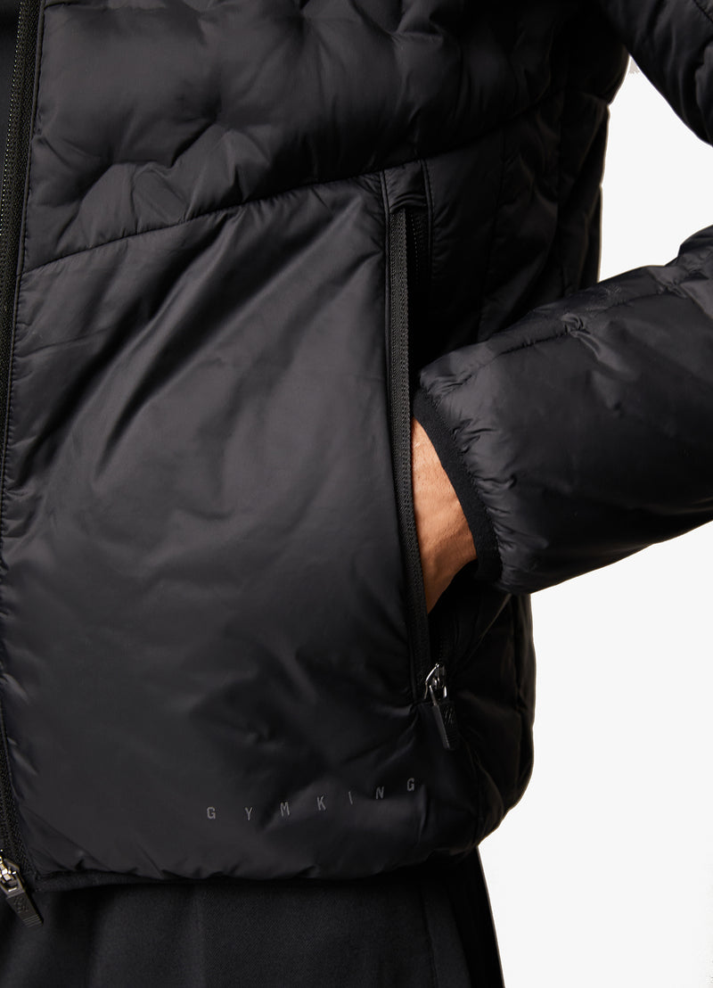 Gym King Heat Sealed Tech Jacket - Black