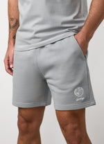 Gym King Heritage Crest Loopback Short - Urban Grey thumbnail