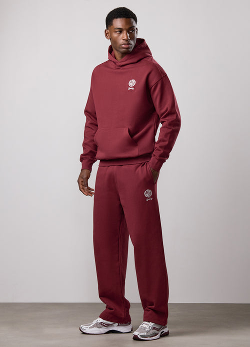 Gym King Heritage Hood Tracksuit - Claret