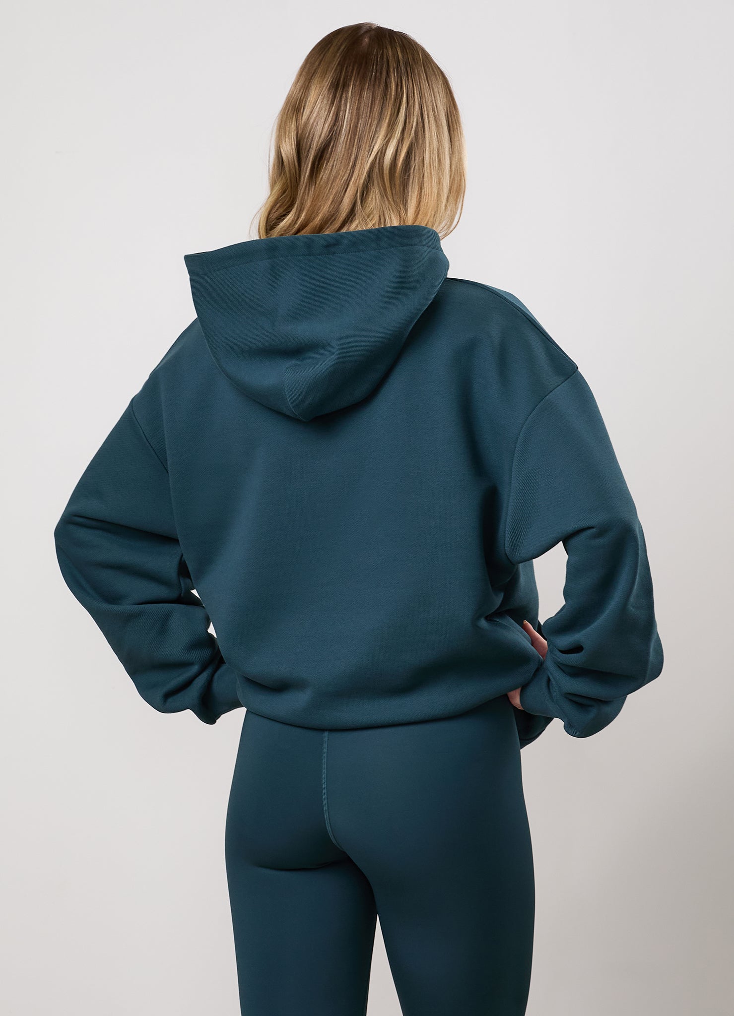 Gym King Heritage Loopback Hoodie - Classic Teal