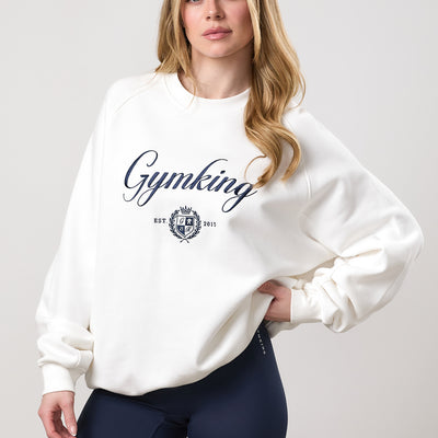Gym King Heritage Loopback Sweatshirt - Cream