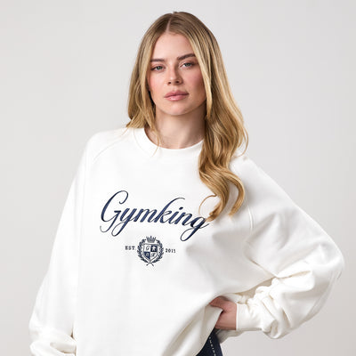 Gym King Heritage Loopback Sweatshirt - Cream