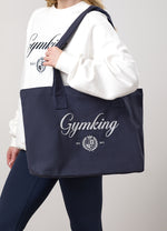 Gym King Heritage Tote Bag - Indigo Blue / White thumbnail