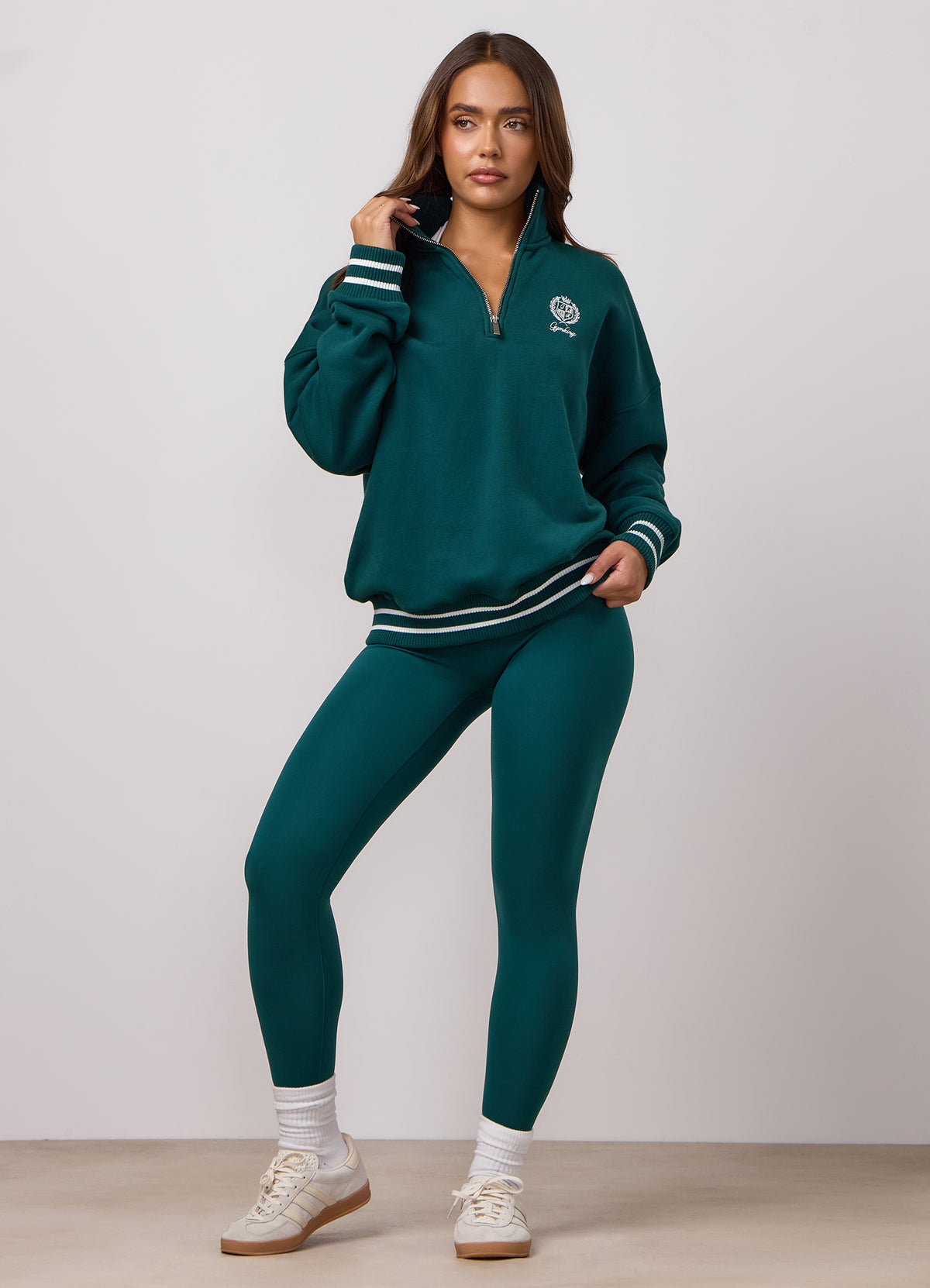 Gym King Peach Luxe Legging - Emerald